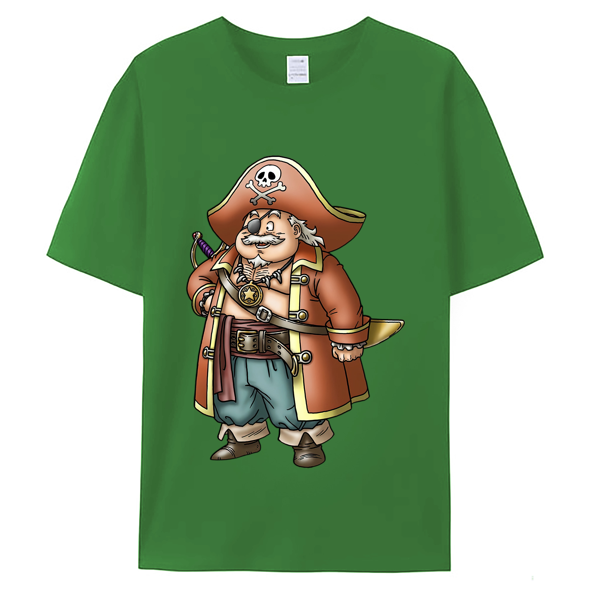 （画像用） ドラゴンクエスト Doragon Kuesuto Dragon Quest レディースカジュアルプリントTシャツ（綿100％）